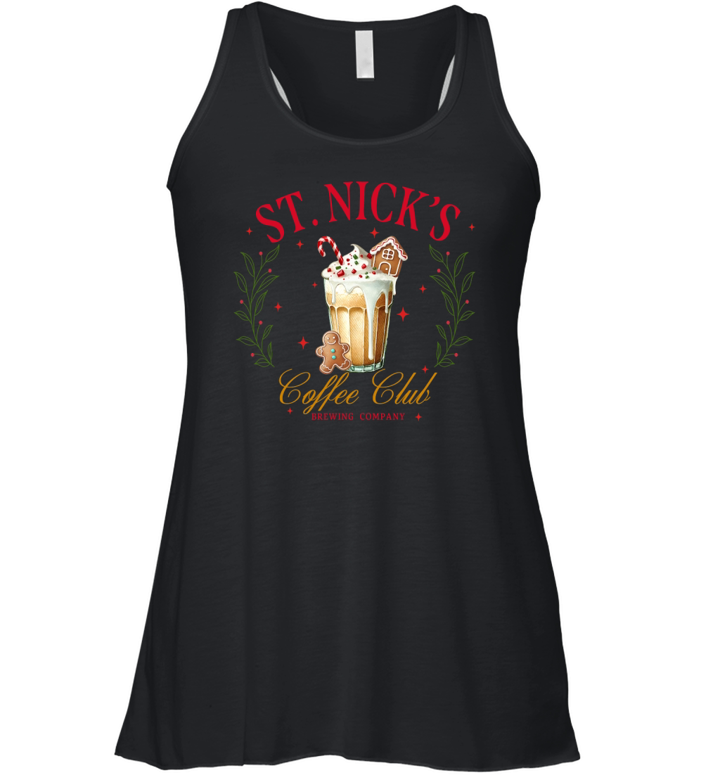 ST.NICKS Coffee Club Women's Flowy Tank Top
