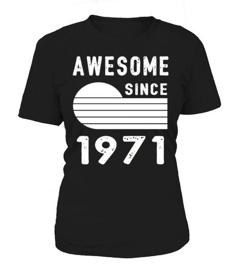 1971 Birthday Retro Vintage Gift dad Women's T-Shirt