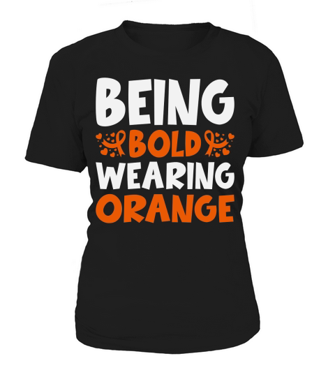 Being Bold Wearing Orange Women's T-Shirt