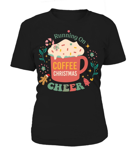 Running on coffee christmas Women's T-Shirt