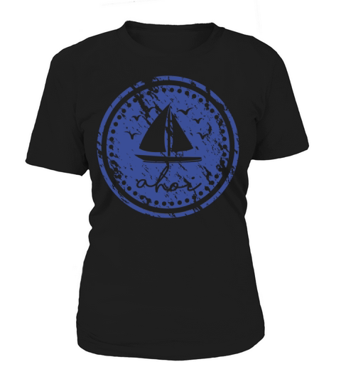 Sailboat Vintage Retro Used Look Ahoy Women's T-Shirt