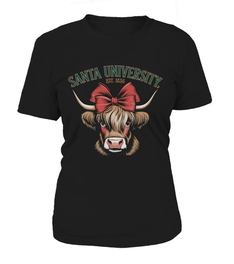 Santa University Vintage Christmas 03 Women's T-Shirt