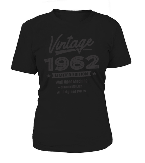Vintage Born in 1962 - 60th Birthday Retro Classic Women's T-Shirt