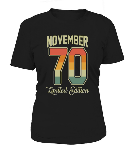 Vintage November 50 Year 1970 50th Birthday Gift Women's T-Shirt