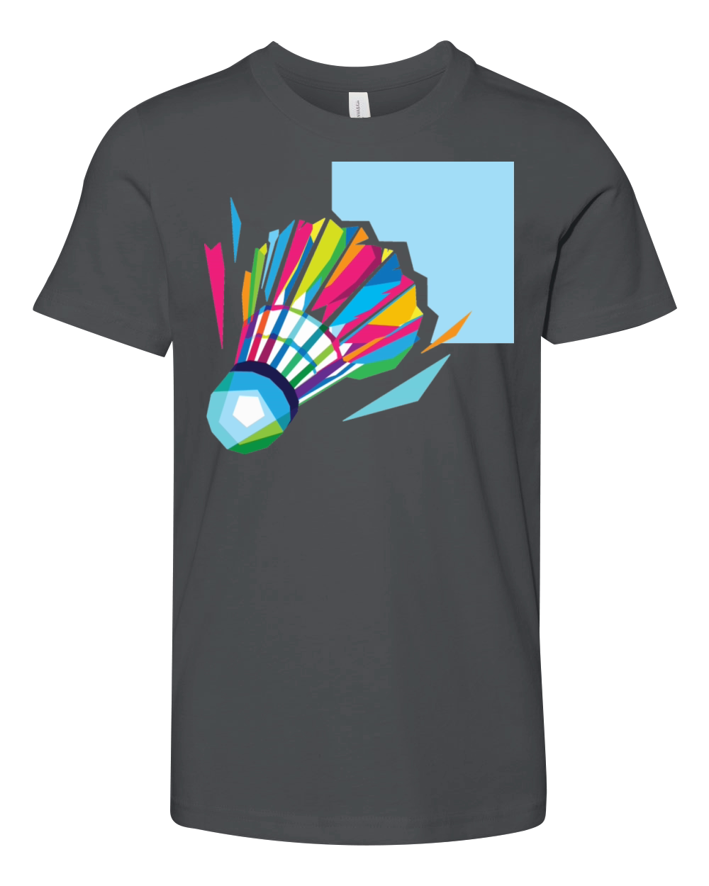 Badminton in Color Youth Unisex Jersey Tee
