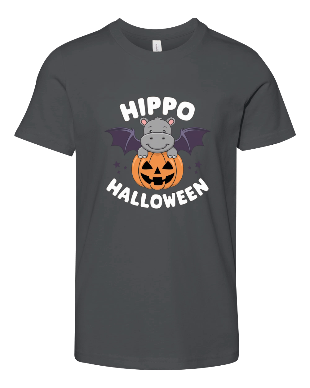 hippo halloween Youth Unisex Jersey Tee