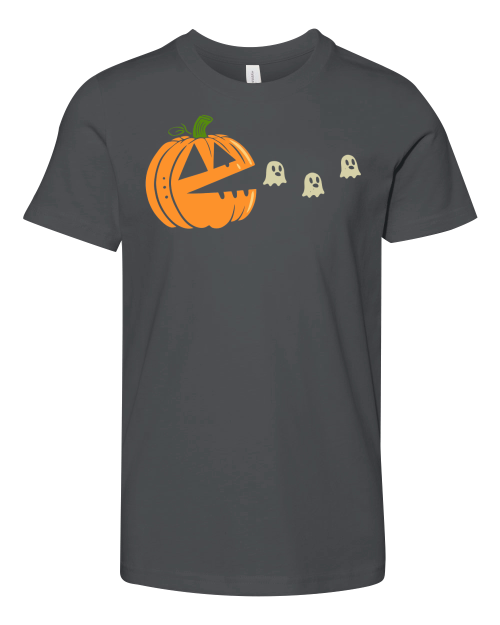 pumpkin pacman Youth Unisex Jersey Tee