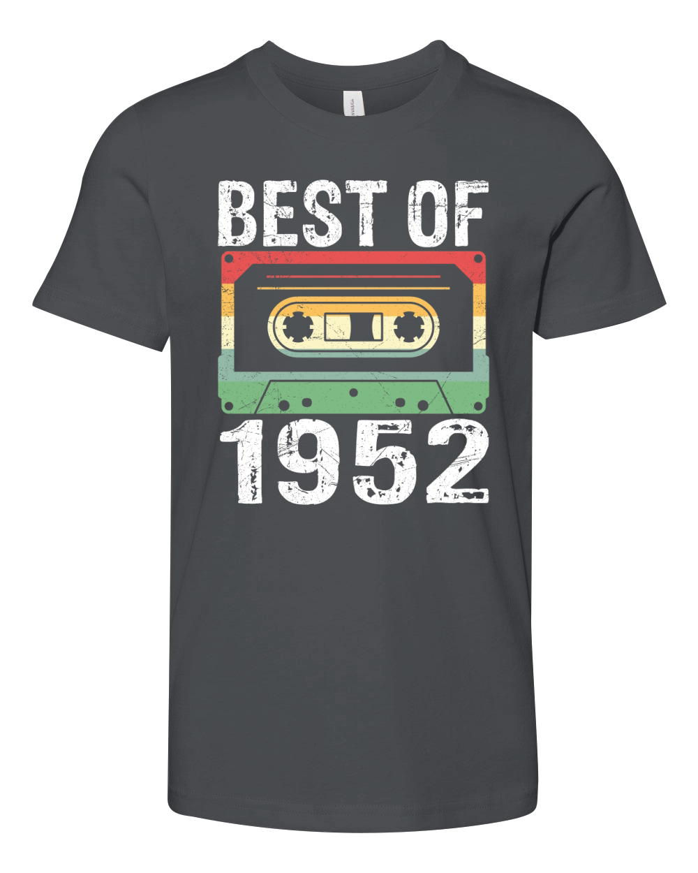 Vintage Best of 1952 Birthday Youth Unisex Jersey Tee