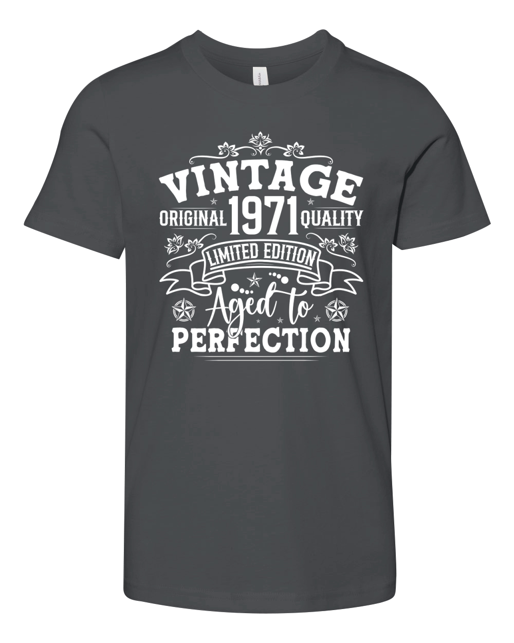 Vintage Birthday TShirt Design Bundle 1971 Youth Unisex Jersey Tee