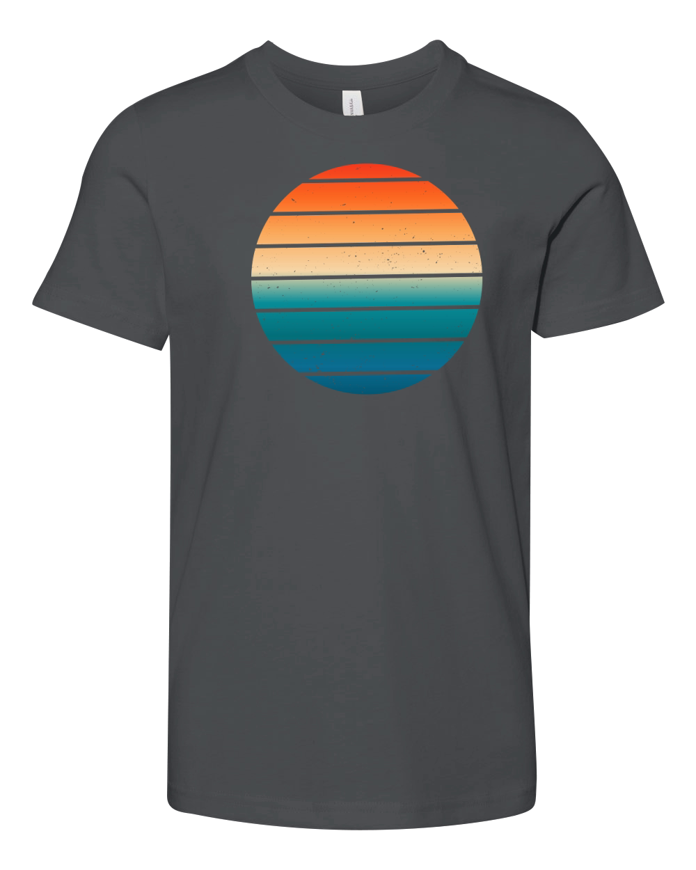 Vintage Retro Sunset (10) Youth Unisex Jersey Tee
