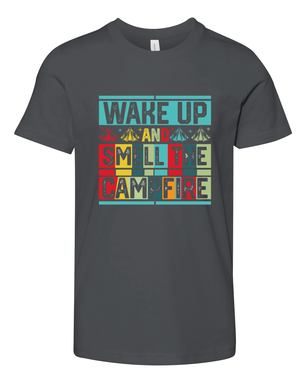 Wake up and smell the campfire Youth Unisex Jersey Tee