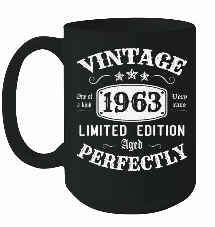 Vintage 1963 Limited Edition Aged Perfectly Ceramic Mug