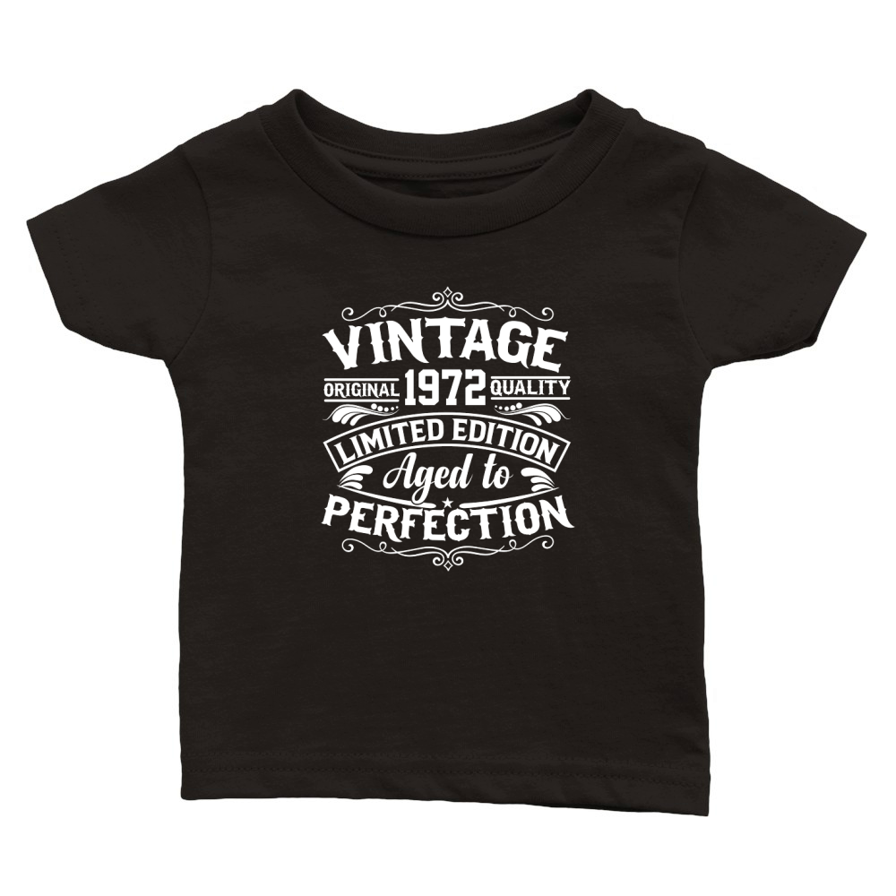 Vintage original 1972 quality limited edition aged to perfection Classic Baby Crewneck T-shirt
