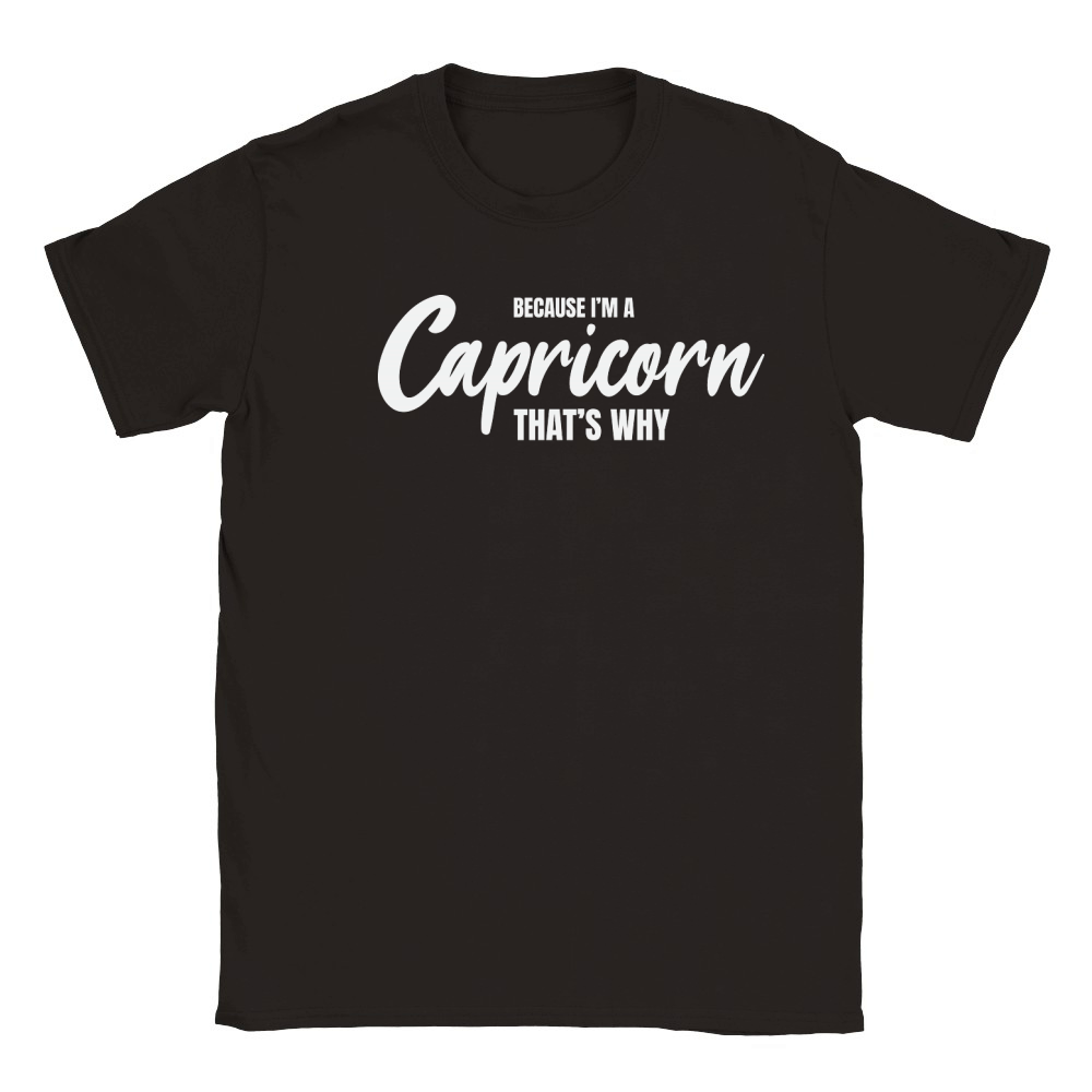 because im a capricorn thats why Classic Kids Crewneck T-shirt