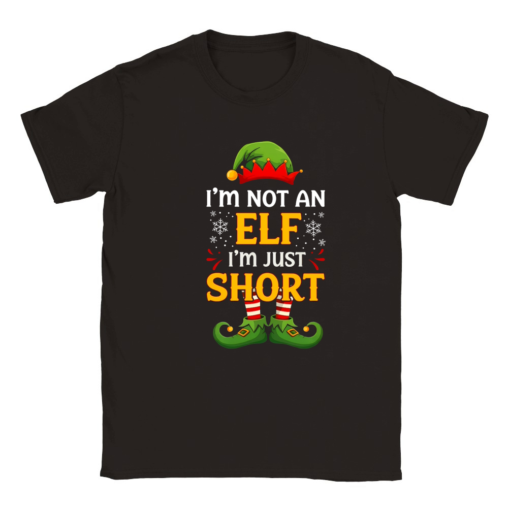 IM NOT AN ELF IM JUST SHORT Classic Kids Crewneck T-shirt