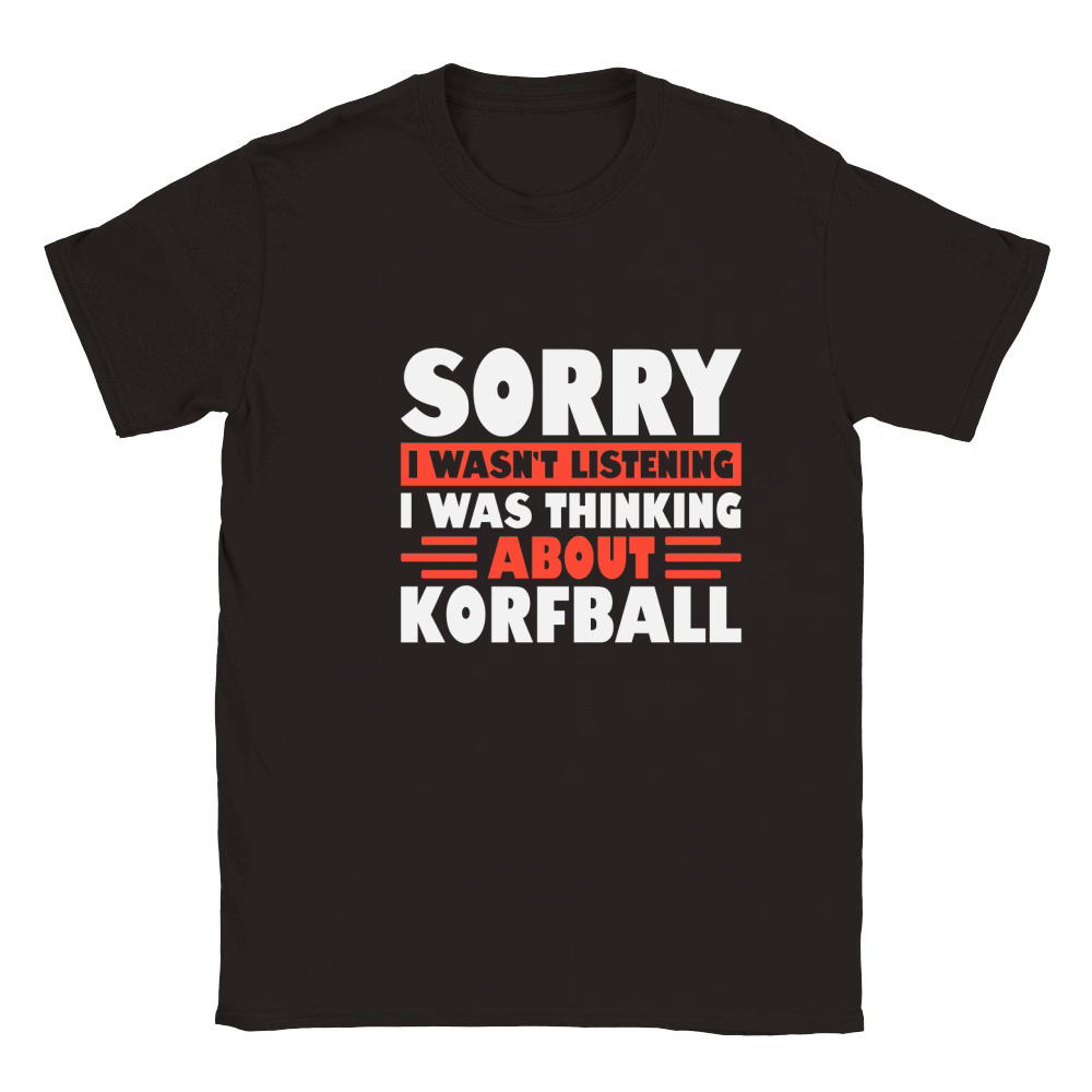 Sorry I wasnt listening Korfball Classic Kids Crewneck T-shirt