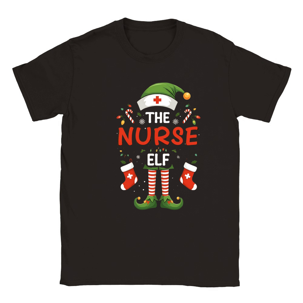 The Nurse Elf 5 Classic Kids Crewneck T-shirt