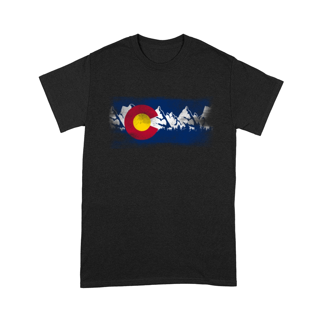 Vintage Colorado State Flag Colorado Mountains Comfort T-shirt