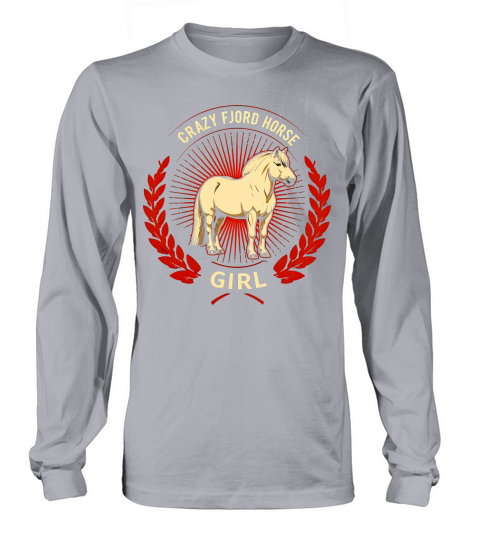 Crazy Fjord Horse Girl Long sleeved Unisex
