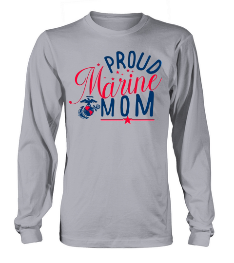 Marine Mom 06 Long sleeved Unisex