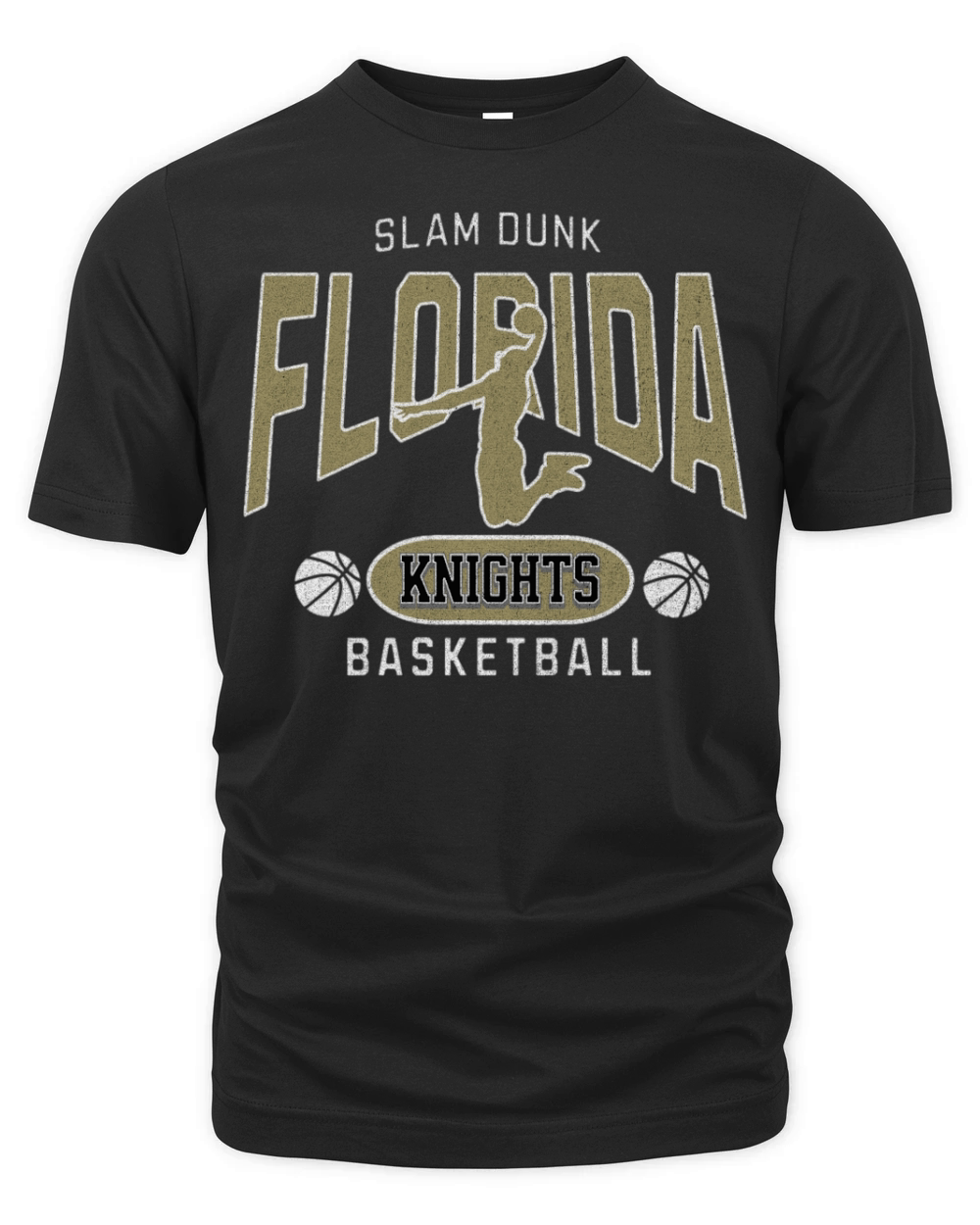Central Florida Slam Dunk Basketball Organic Unisex T-shirt