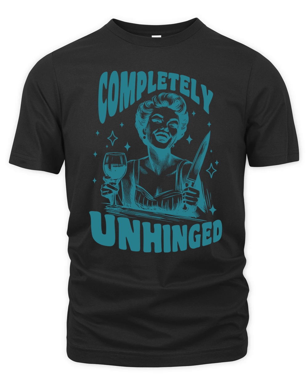 Completely Unhinged 90s Women L green Organic Unisex T-shirt