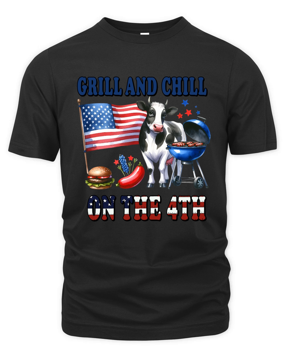 grill and chill on the 4th Organic Unisex T-shirt