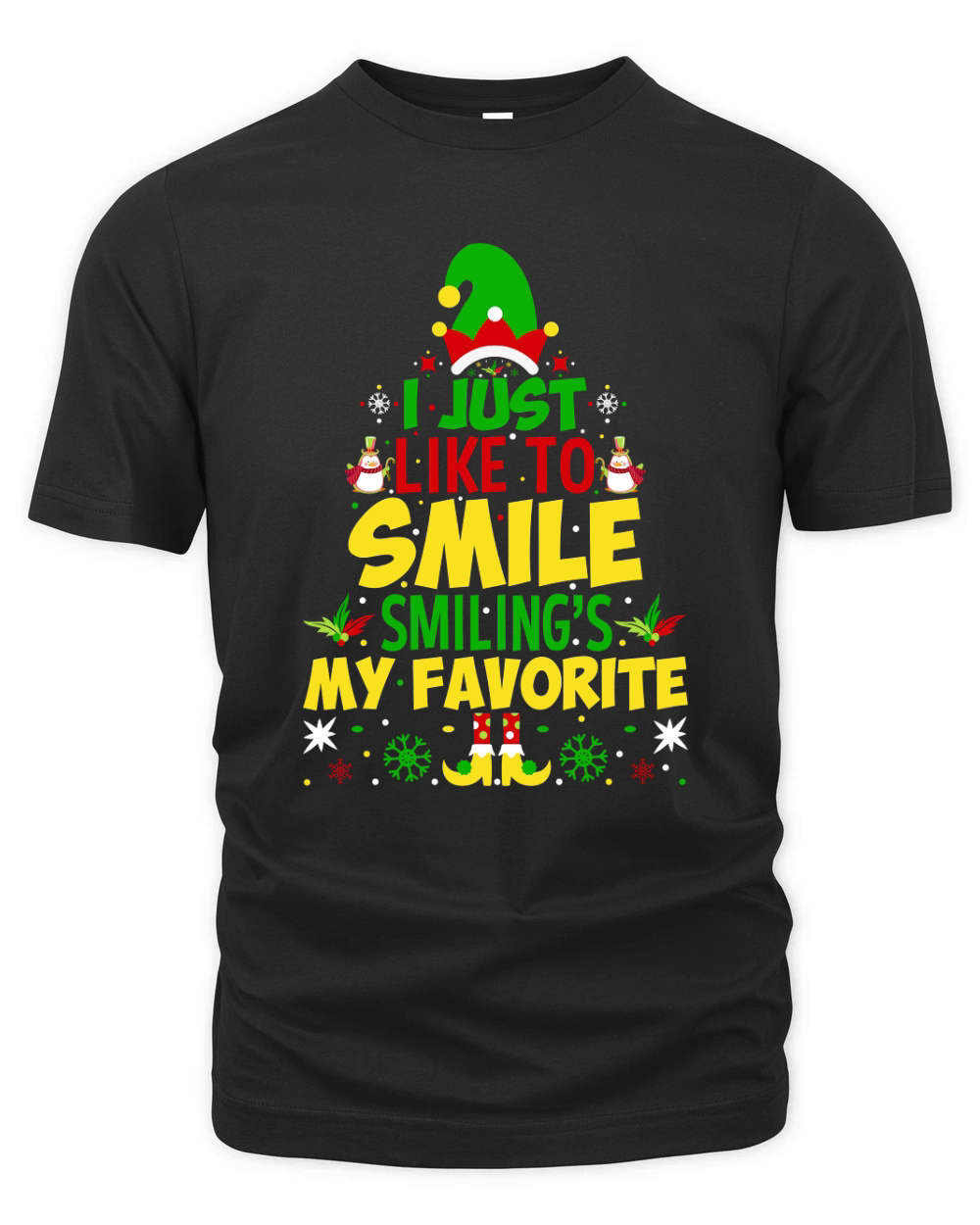 I just like to smile smilings my favorite Organic Unisex T-shirt