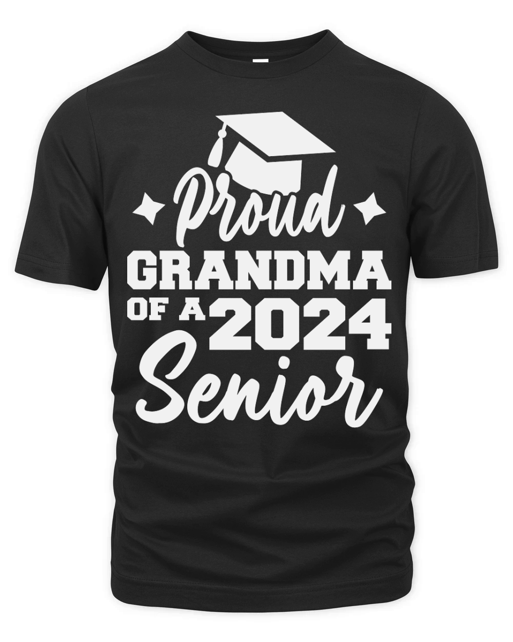 Proud grandma of a 2024 senior Organic Unisex T-shirt
