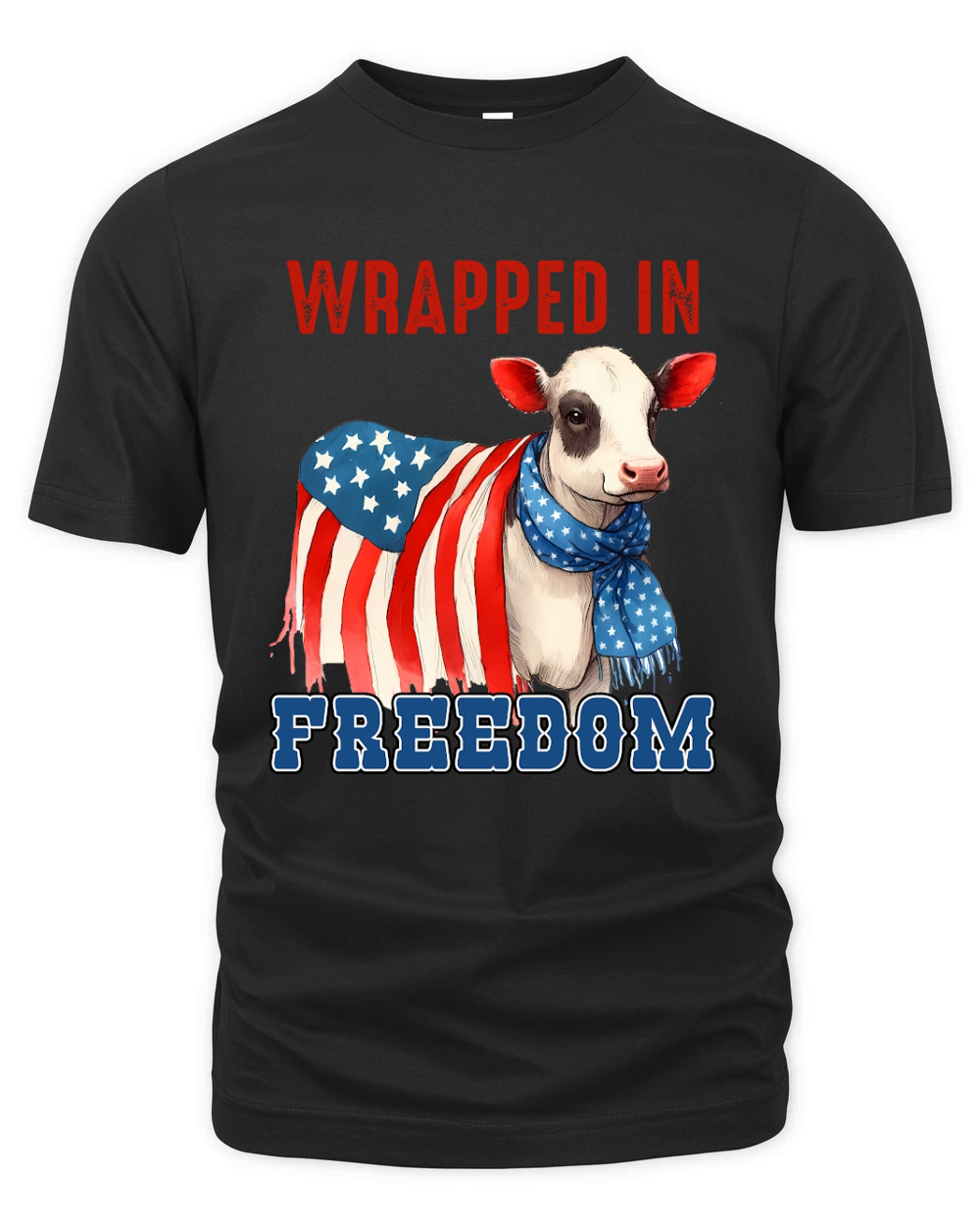 Wrapped in freedom Organic Unisex T-shirt