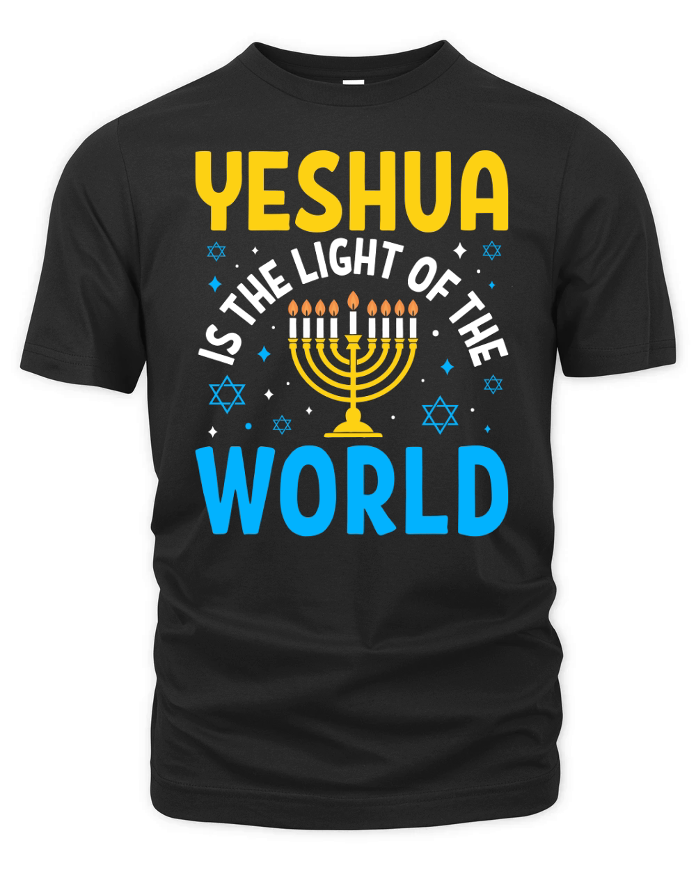 Yeshua Is The Light Of The World Organic Unisex T-shirt