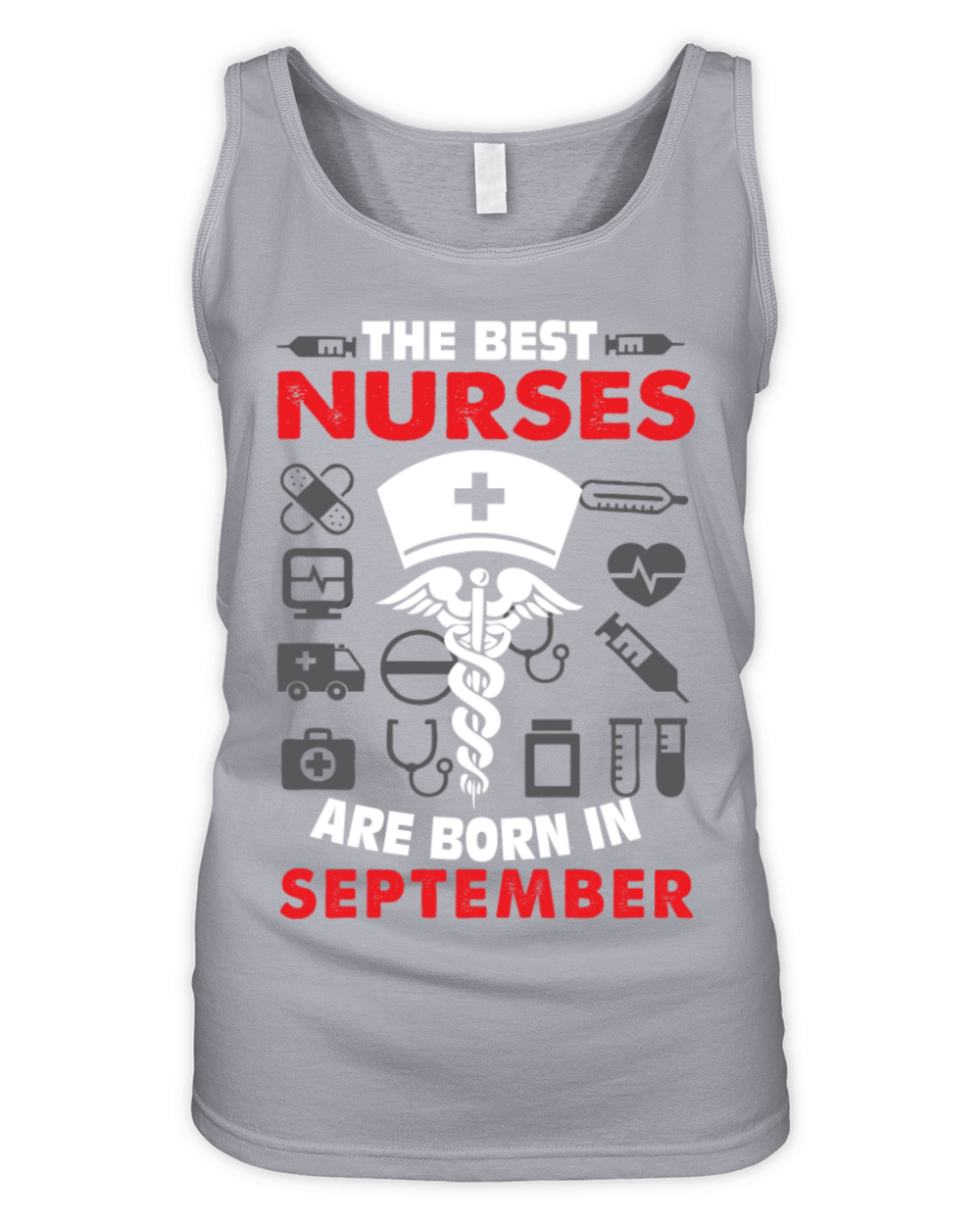 Best Nurses Born In September Birthday Organic Women's Tank Top