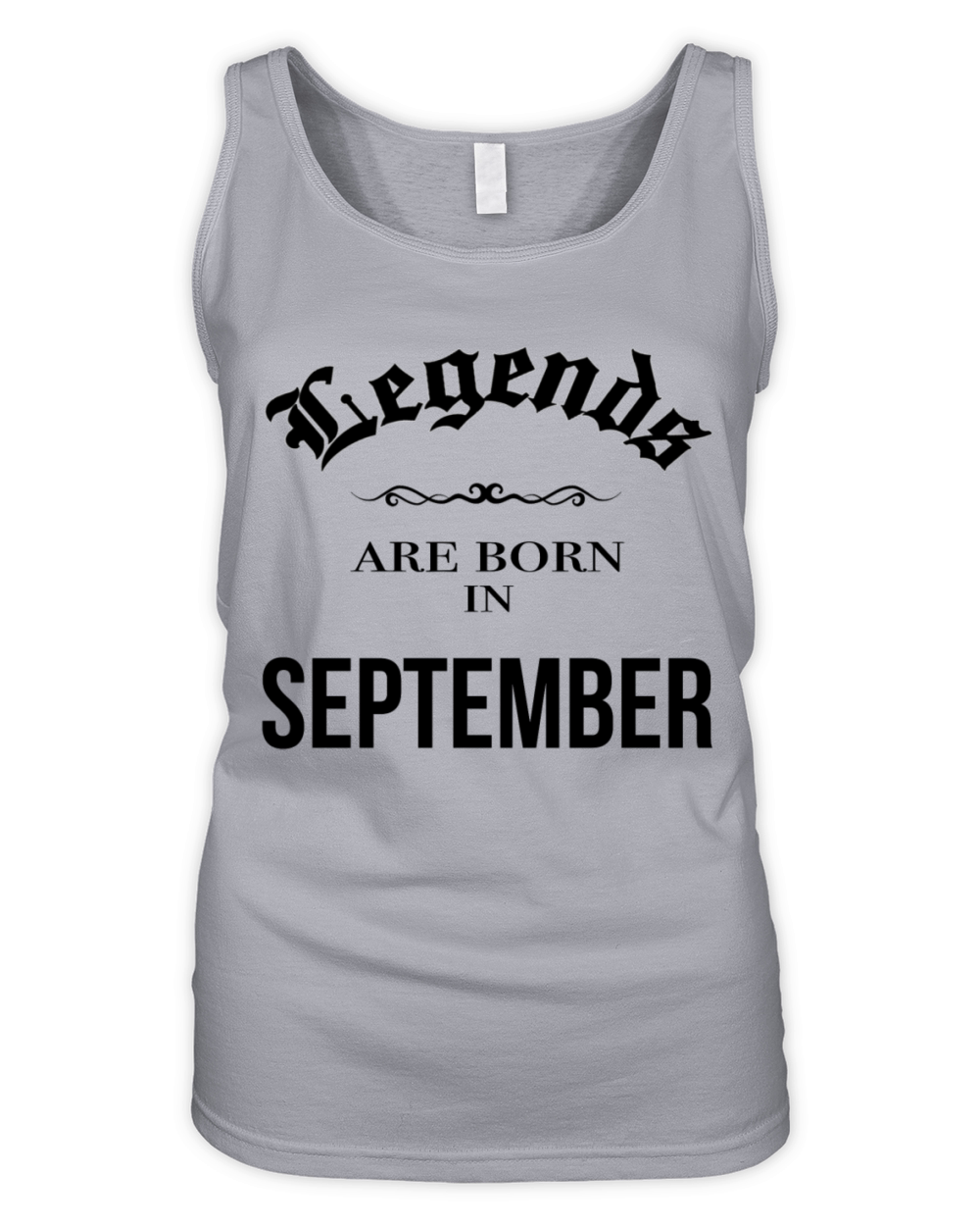 Birthday Legends are born in September Organic Women's Tank Top