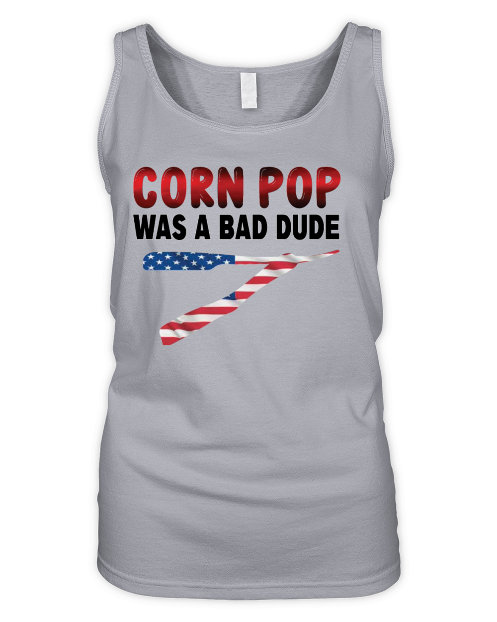 Corn Pop Was A Bad Dude Organic Women's Tank Top