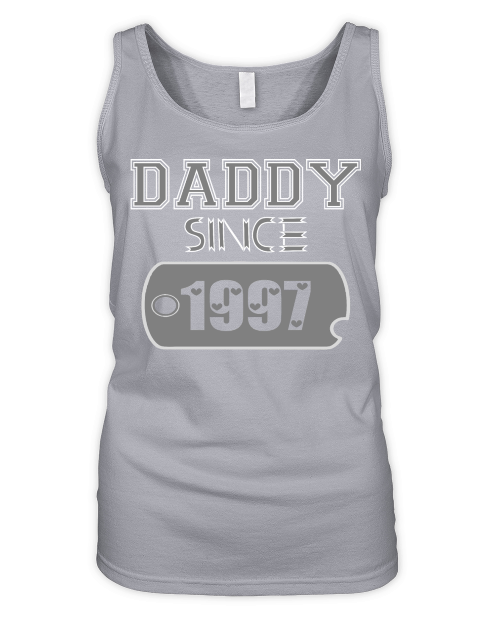 Daddy Since Tag 1997 Happy Fathers Day Organic Women's Tank Top