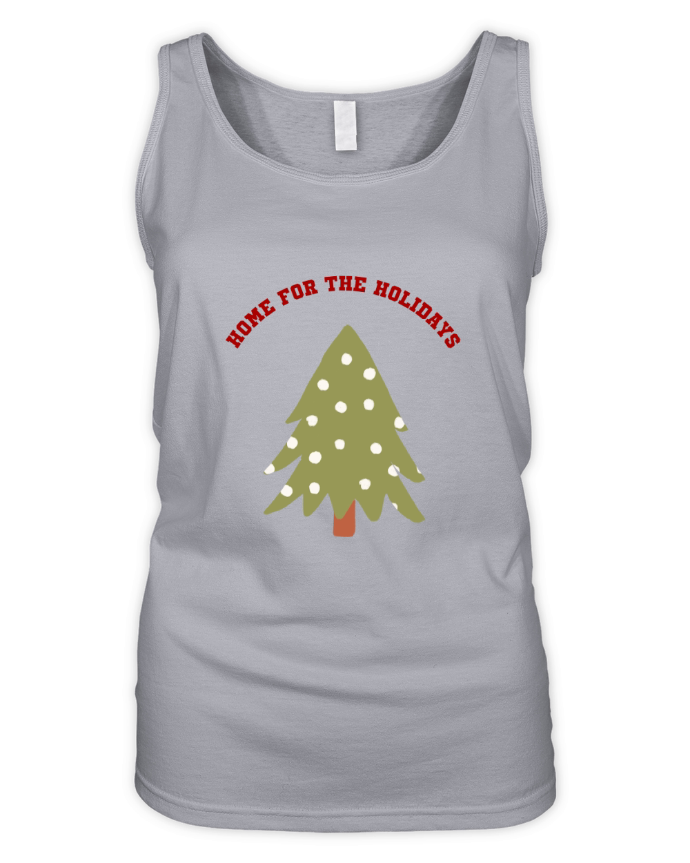 Home for the Holidays Christmas Tree 4 Organic Women's Tank Top