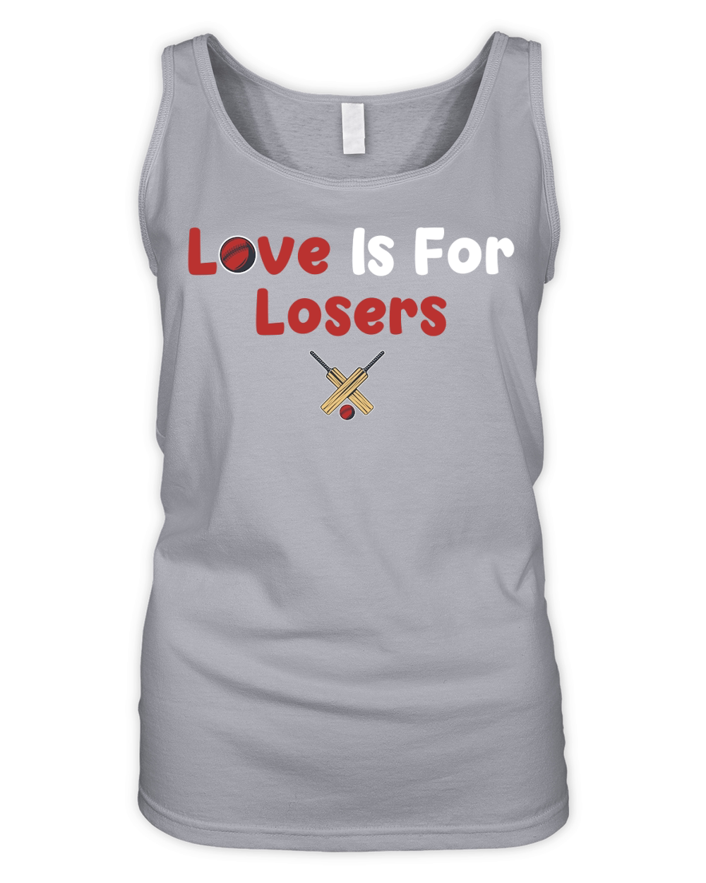 Love is for Losers Cricket Organic Women's Tank Top
