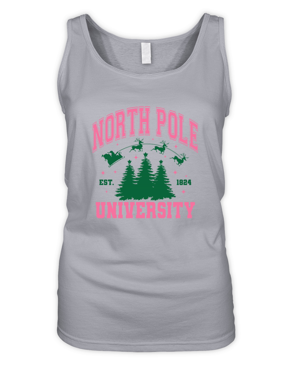 North Pole University Organic Women's Tank Top