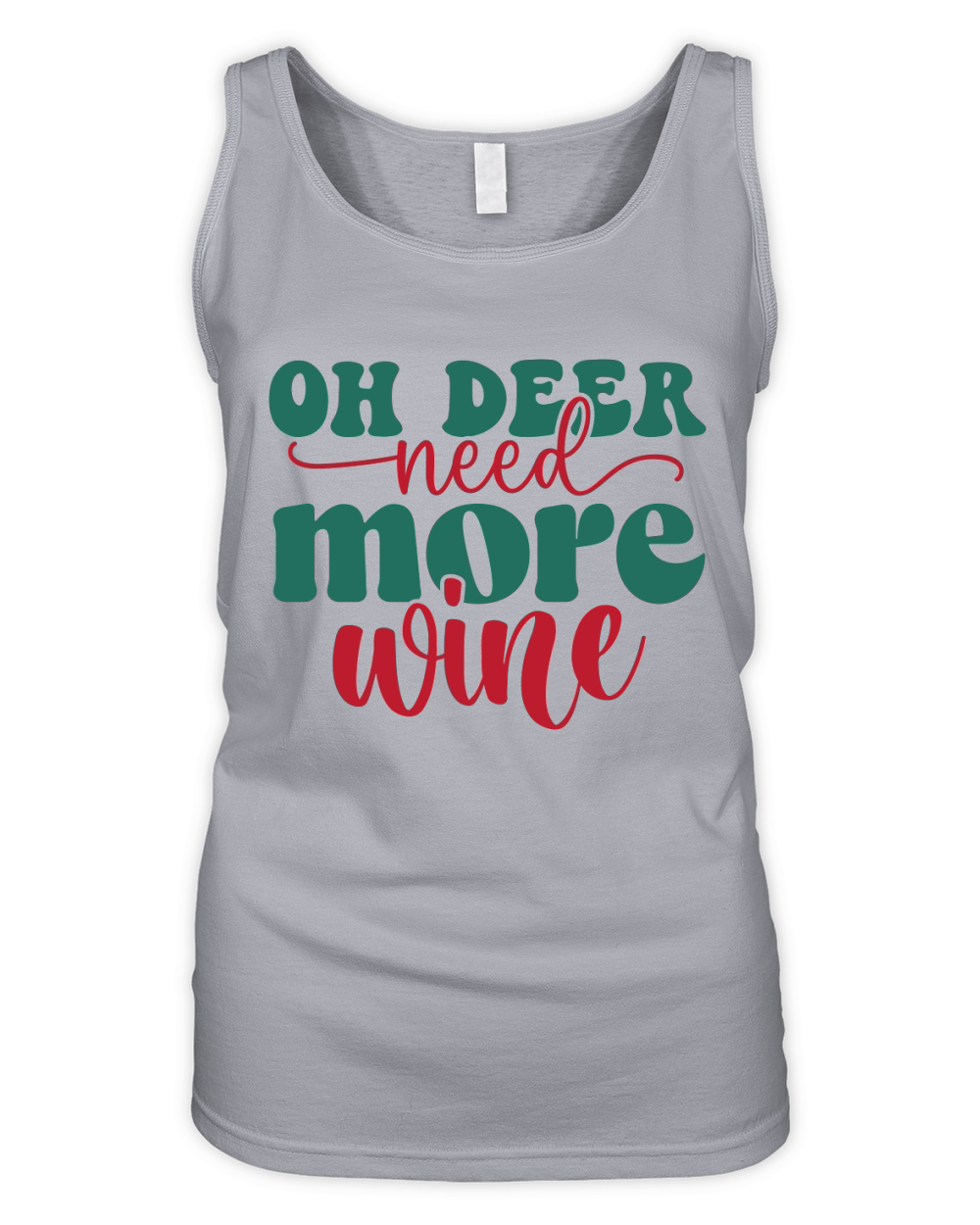 oh deer need more wine Organic Women's Tank Top