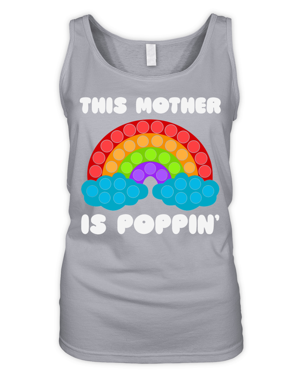 this mother is poppin birthday Organic Women's Tank Top