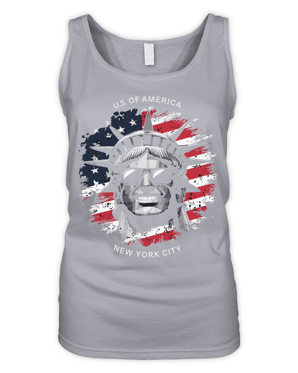 U.S of america new york city 03 Organic Women's Tank Top