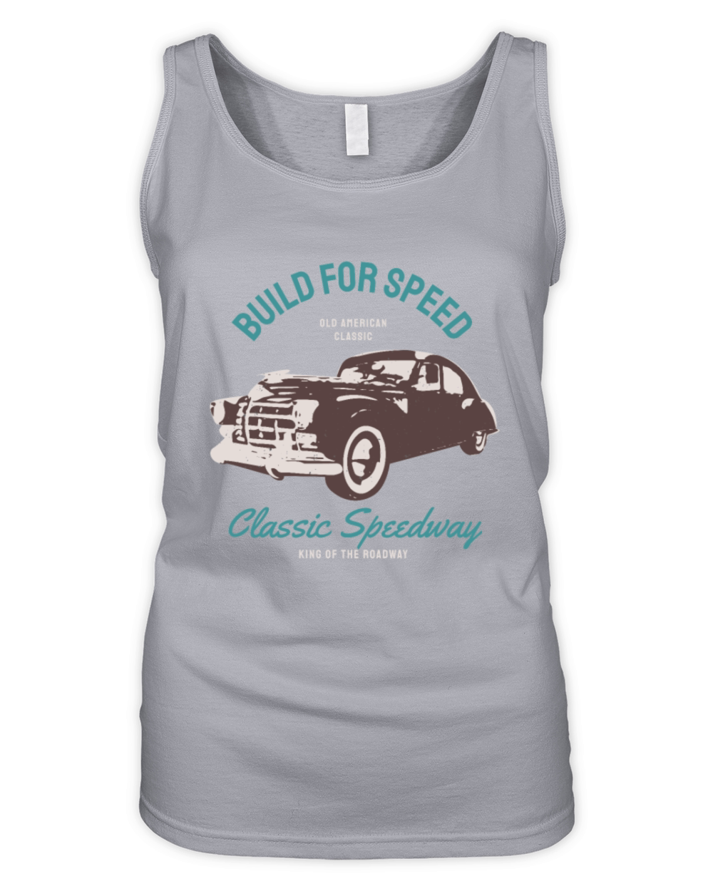Vintage Sportscar classic Car Muscle Car Organic Women's Tank Top