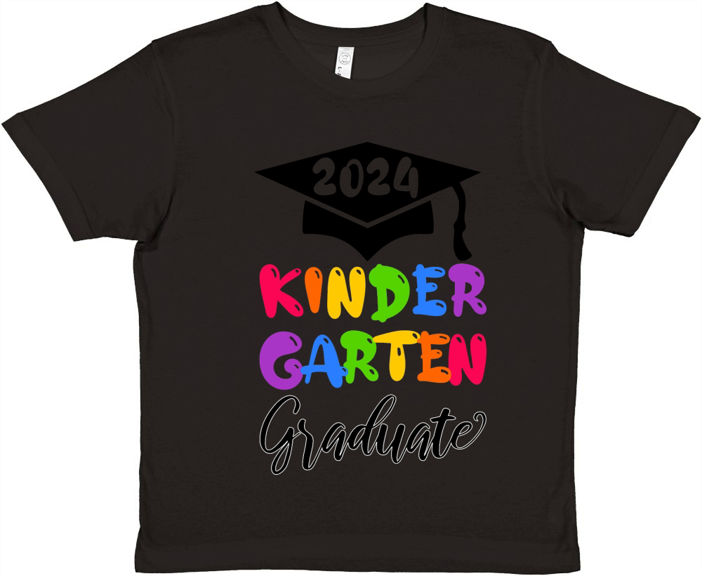 2024 Kindergarten Graduate Premium Kids Crewneck T-shirt