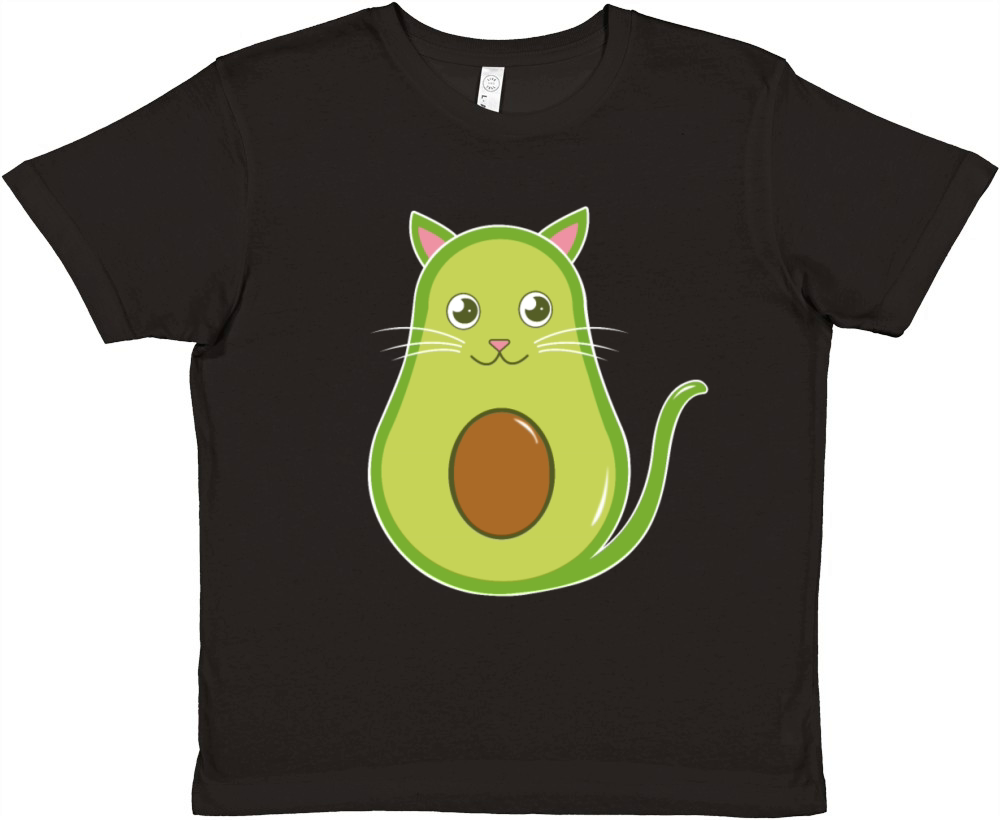 Avocado Cat Avocato Avogato Premium Kids Crewneck T-shirt