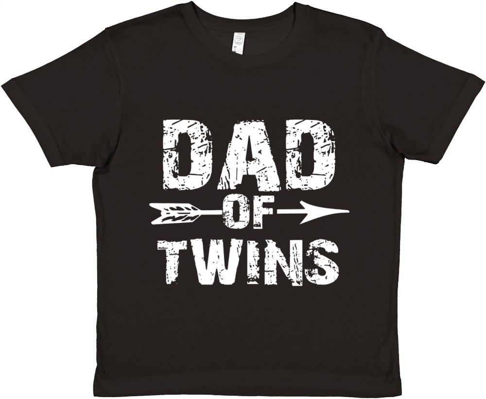 Dad Of Twins Premium Kids Crewneck T-shirt