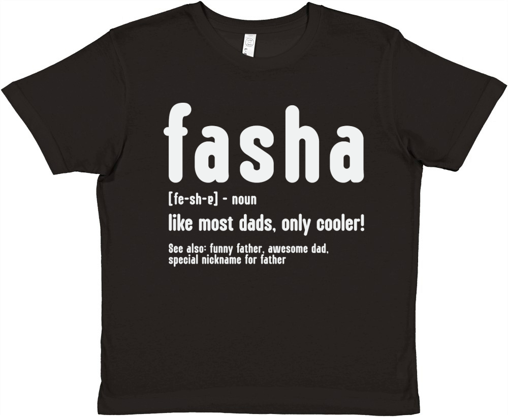 Fasha for Fathers Day Premium Kids Crewneck T-shirt