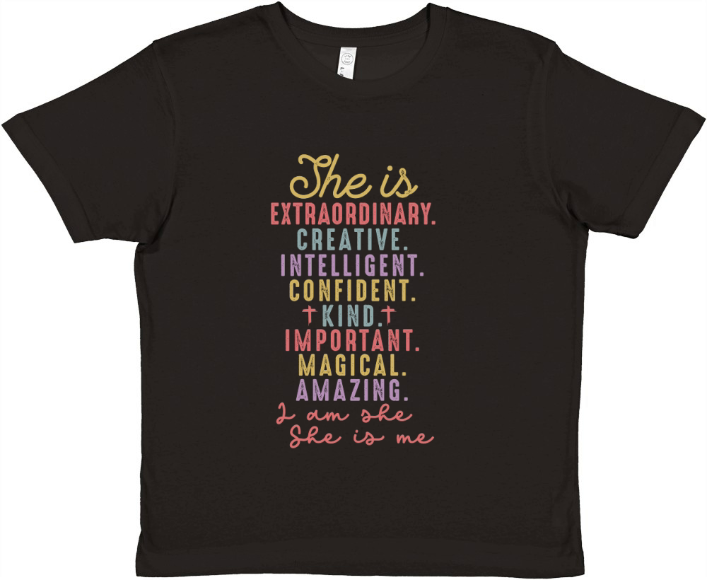 I am she and she is me Premium Kids Crewneck T-shirt