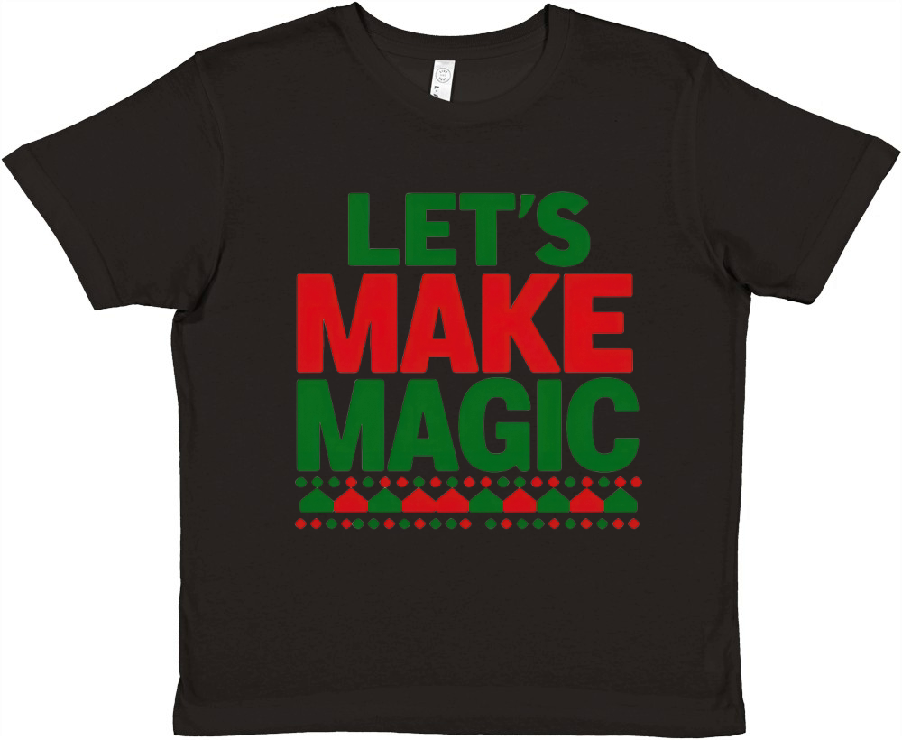 Lets Make Magic Christmas Premium Kids Crewneck T-shirt