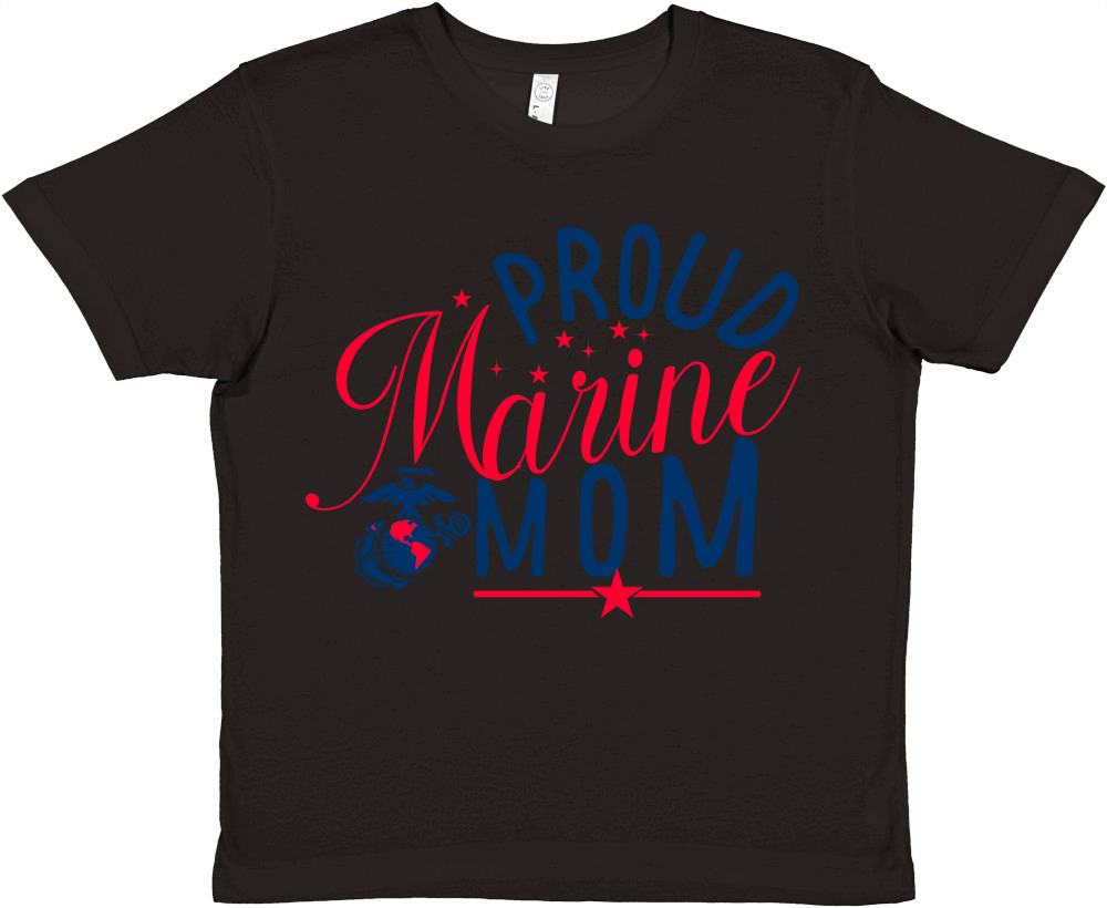 Marine Mom 06 Premium Kids Crewneck T-shirt
