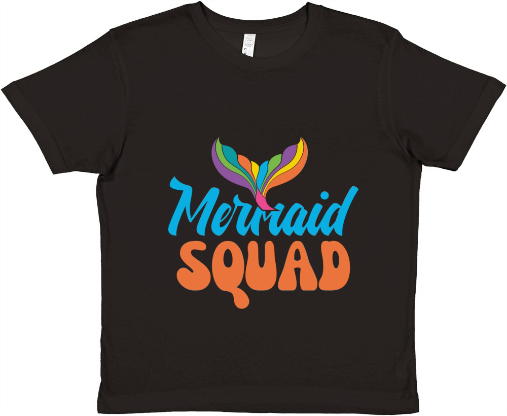 Mermaid Squad Premium Kids Crewneck T-shirt